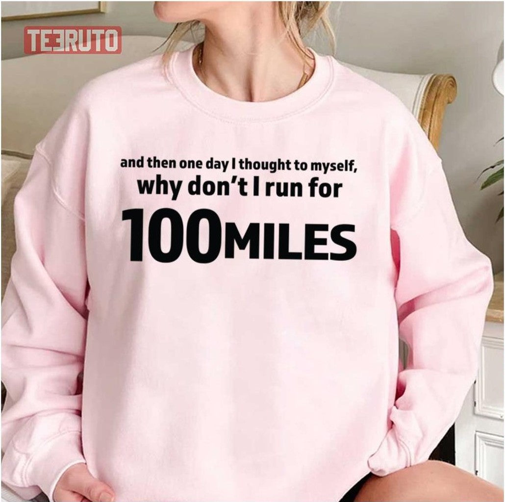 100 Mile Ultramarathon Design For Shirts And Accessories Unisex T-Shirt