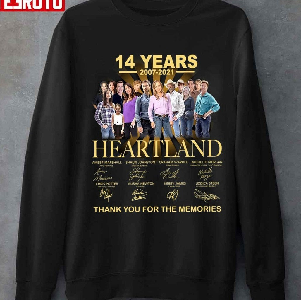 14 Years 2007-2021 Heartland Design Unisex T-shirt