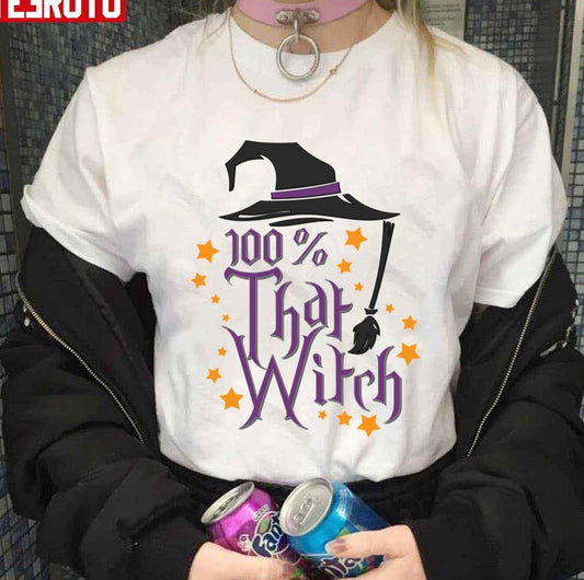 100% That Witch Halloween Lizzo Unisex T-shirt