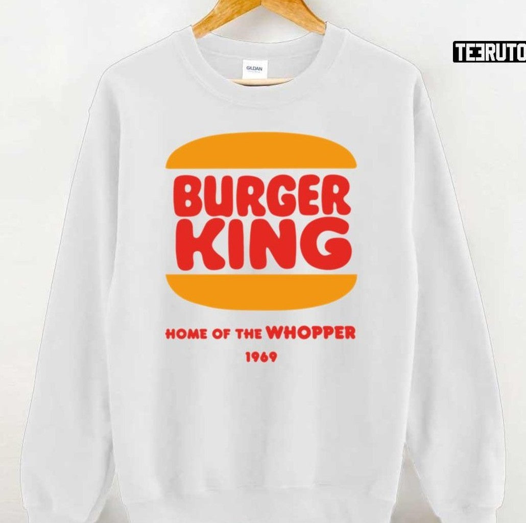 1969 Bk Logo Burger King Home Of The Whopper Unisex T-Shirt