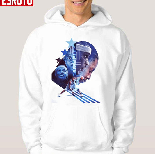 15 Prime Minimalist Design Carmelo Anthony Unisex Hoodie