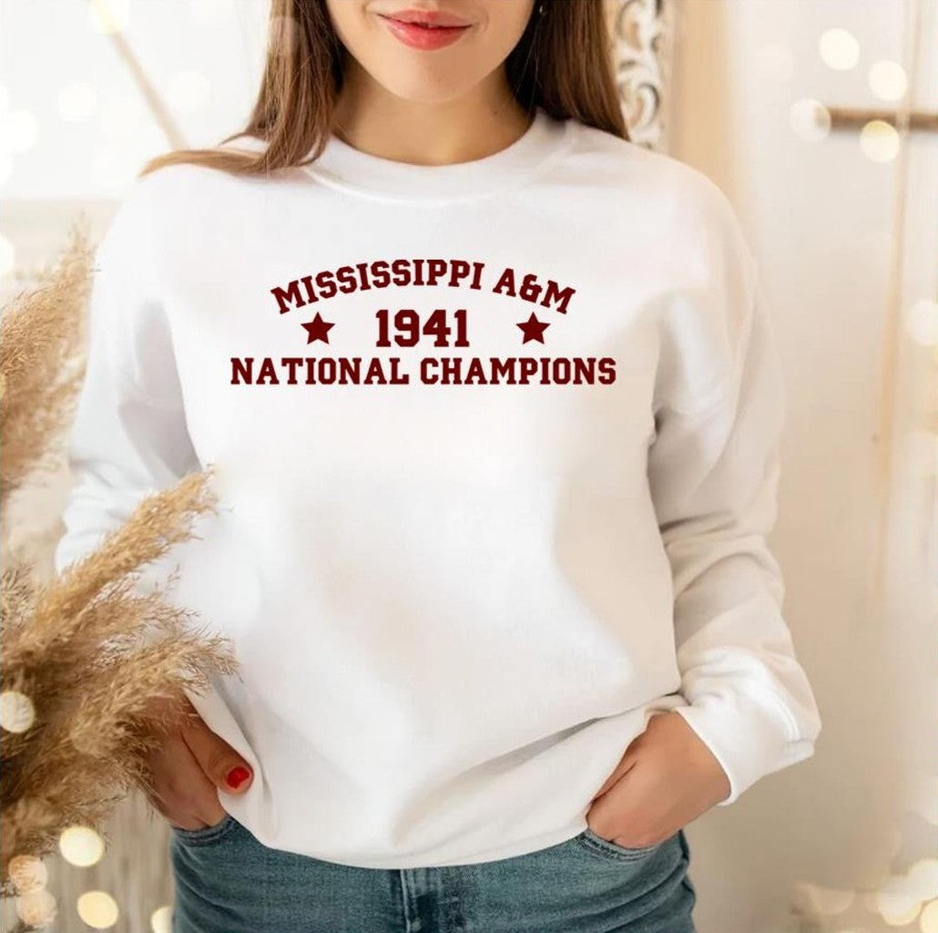 1941 National Champions Mississippi Unisex Sweatshirt