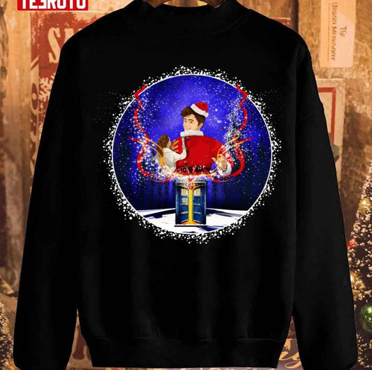 10th Doctor Celebrate Christmas Unisex Sweatshirt