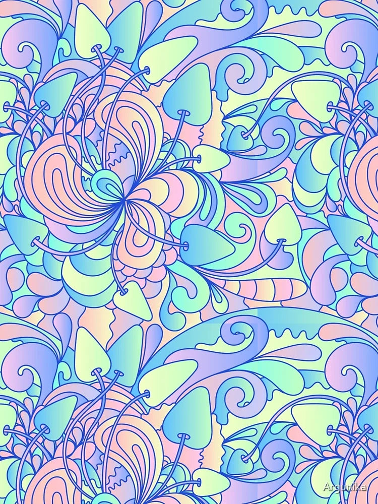 Abstract hallucinogen mushrooms