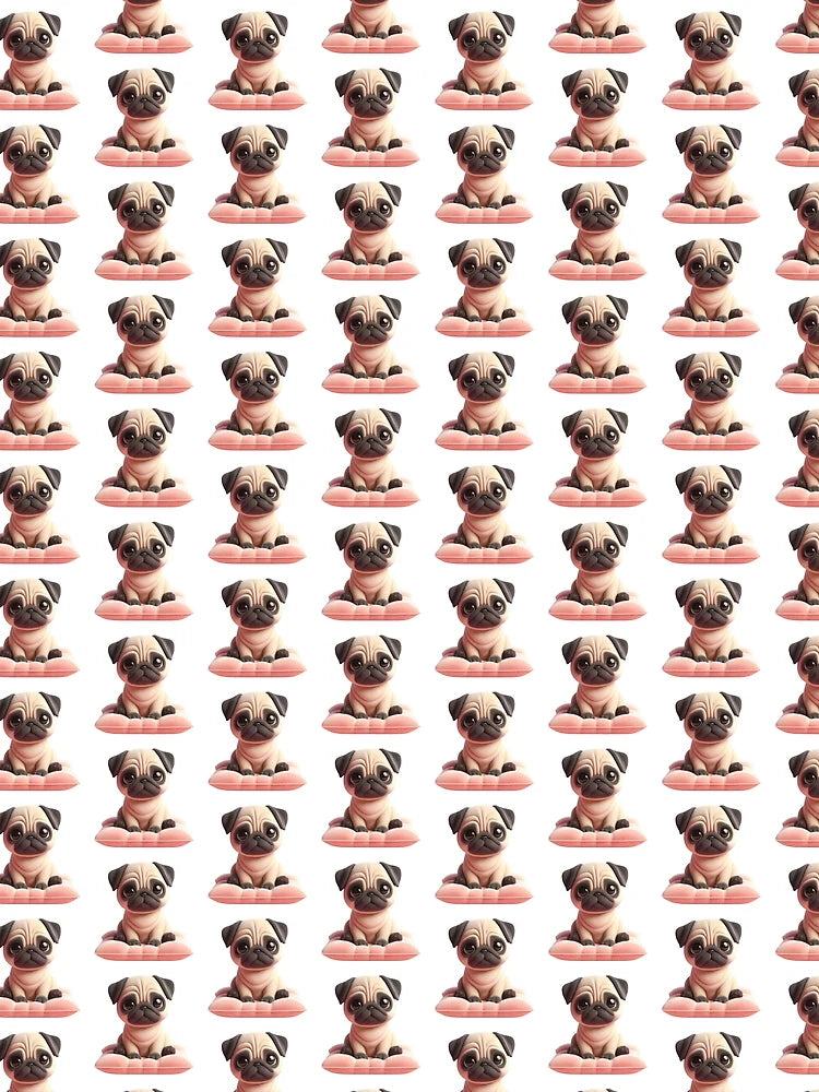 3D Pug Dog