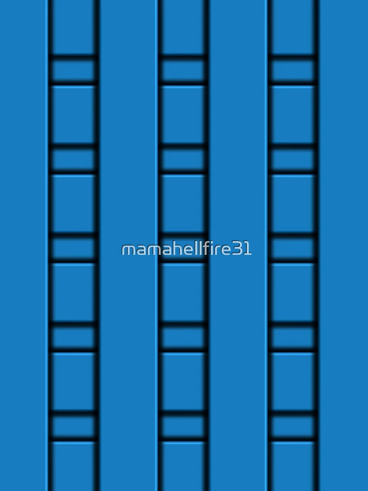 3D Blue Geometric Abstract Pattern