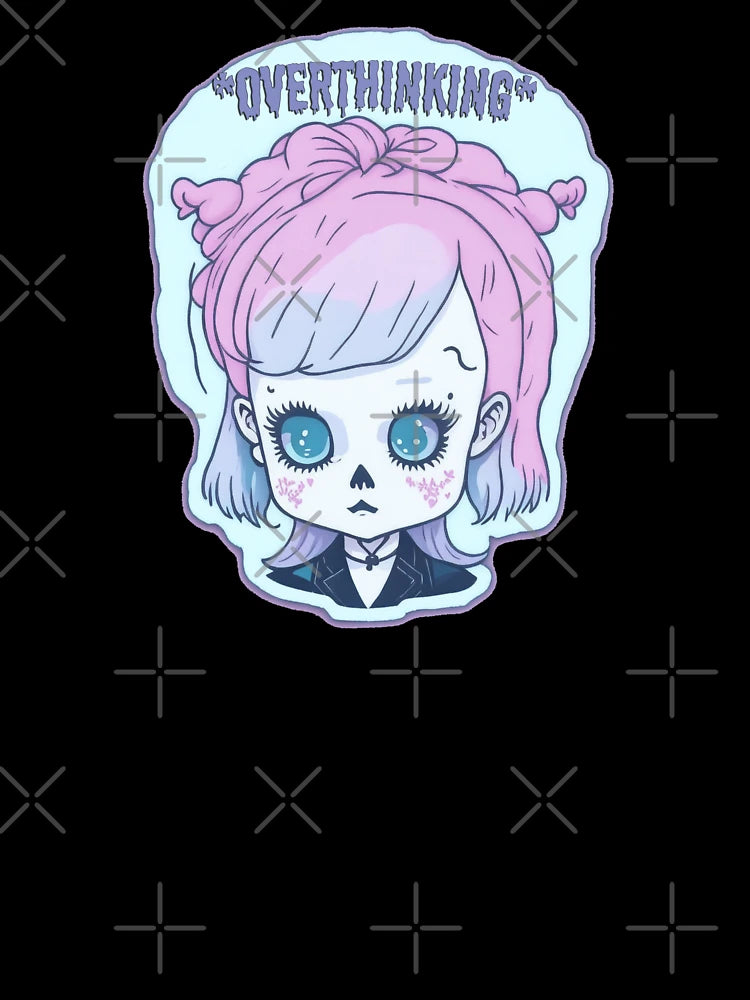 Overthinking Goth Girl