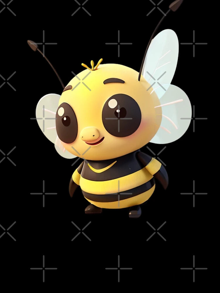 3D style animated bee - lovely