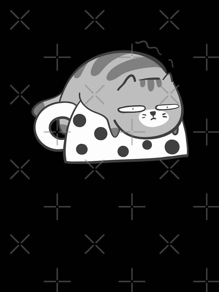 Overthinking and Also Hungry Cute Grey Cat