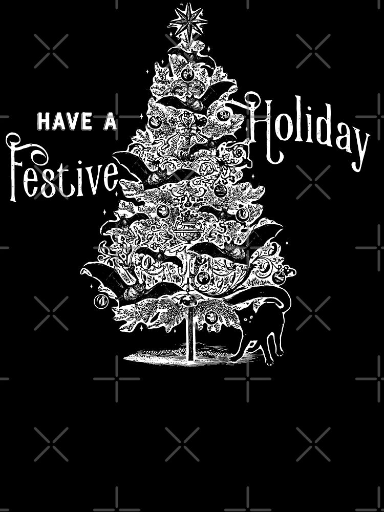 Festive Bats Christmas Tree