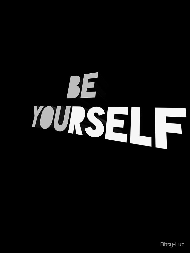 3D Motivation Text - Be Yourself