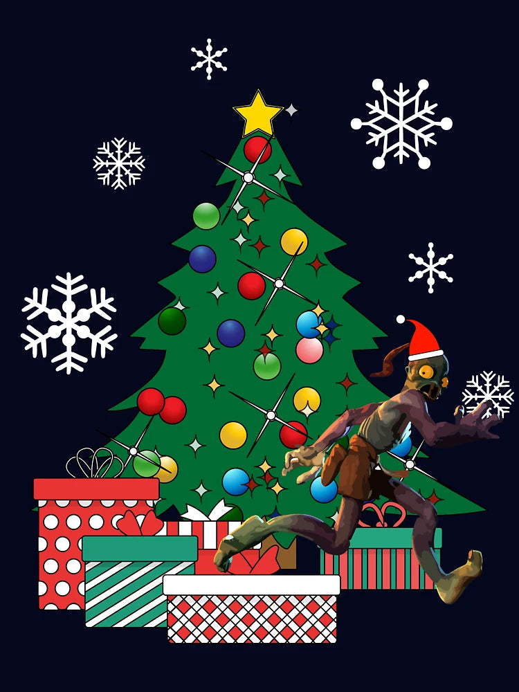 Abe's Oddysee Around The Christmas Tree