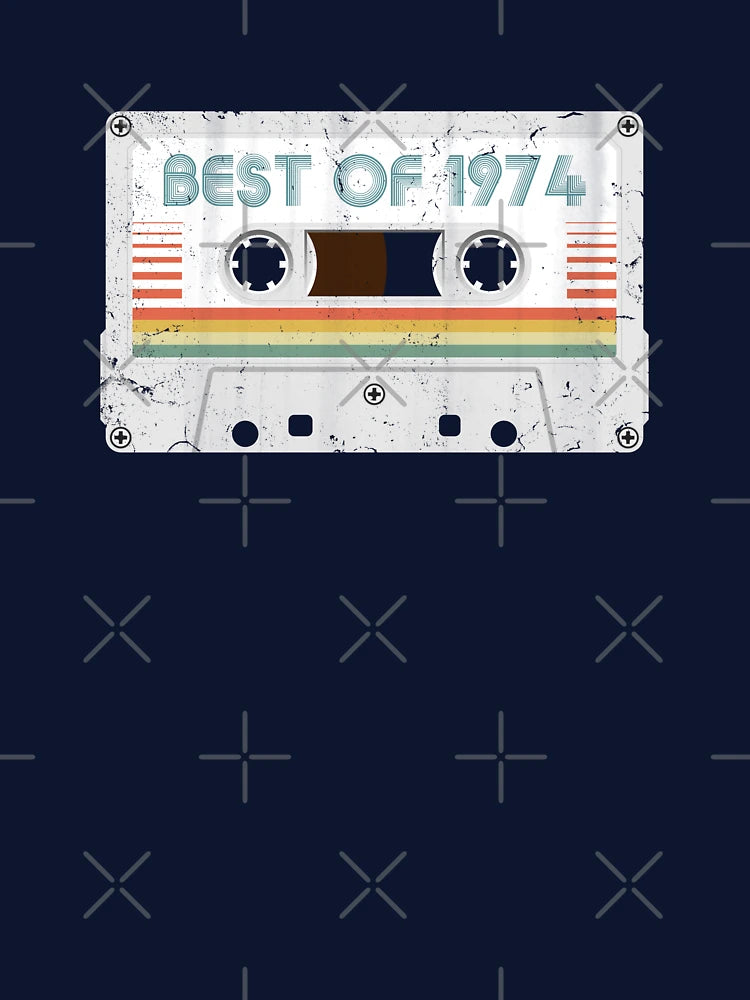 50th Birthday Best of 1975 Cassette Tape Vintage for Gift