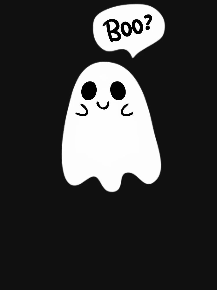 Adorable ghost boo halloween