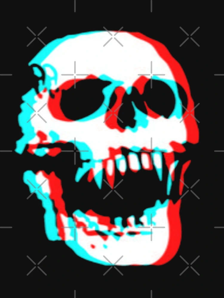 3D Vampire Skull