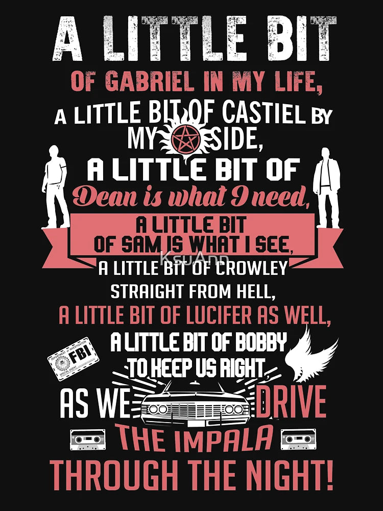 A little bit of Gabriel In My Life.. SPN parody.
