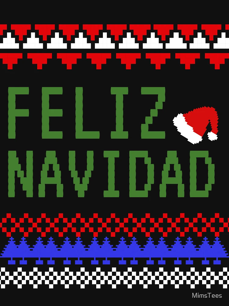 Feliz Navidad Ugly Christmas Sweater Design