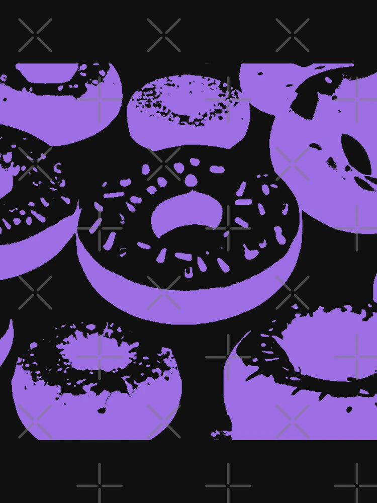 3D Donuts - Purple