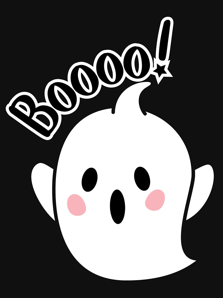 A cute little white ghost