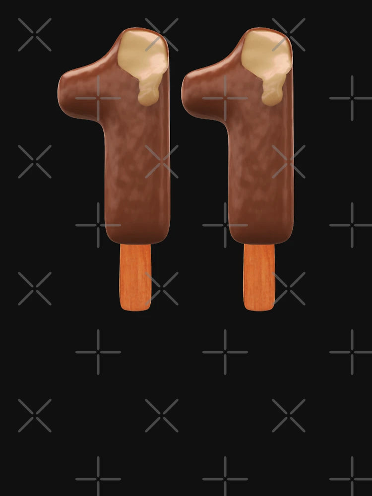 11 Ice Cream Eleven Number 3d Chocolate