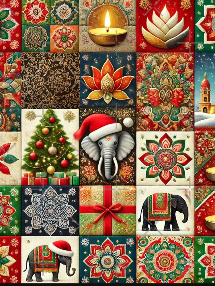 Festive Fusion Tapestry