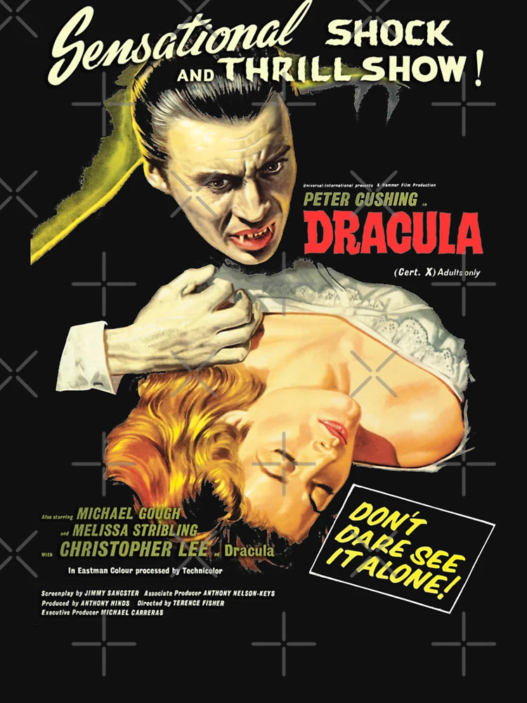 Dracula - Original Hammer Poster Artwork Gift For Fans, Gift Halloween Day, Gift Thanksgiving, Gift