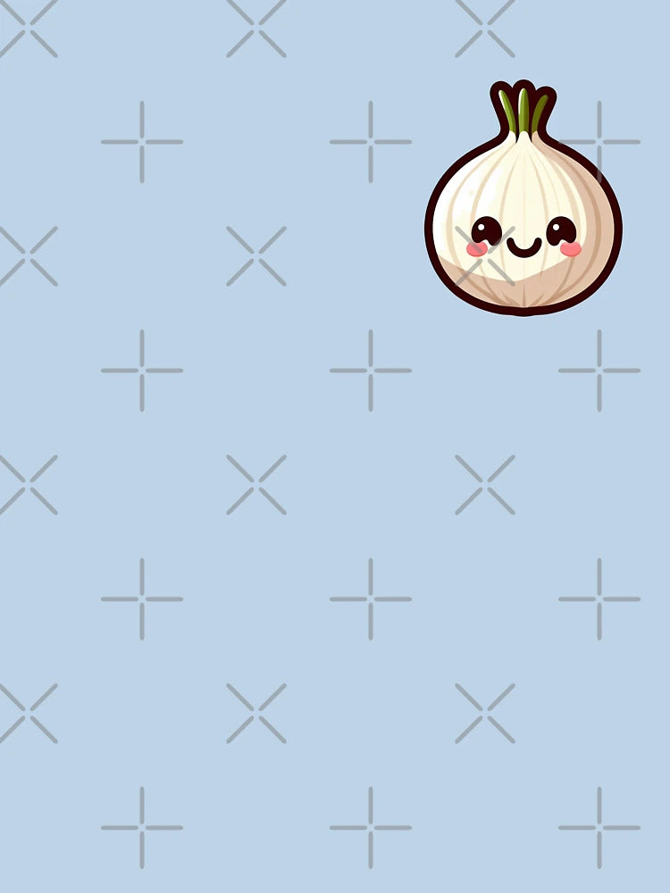 Cute Kawaii Onion Cartoon Vegetable Character