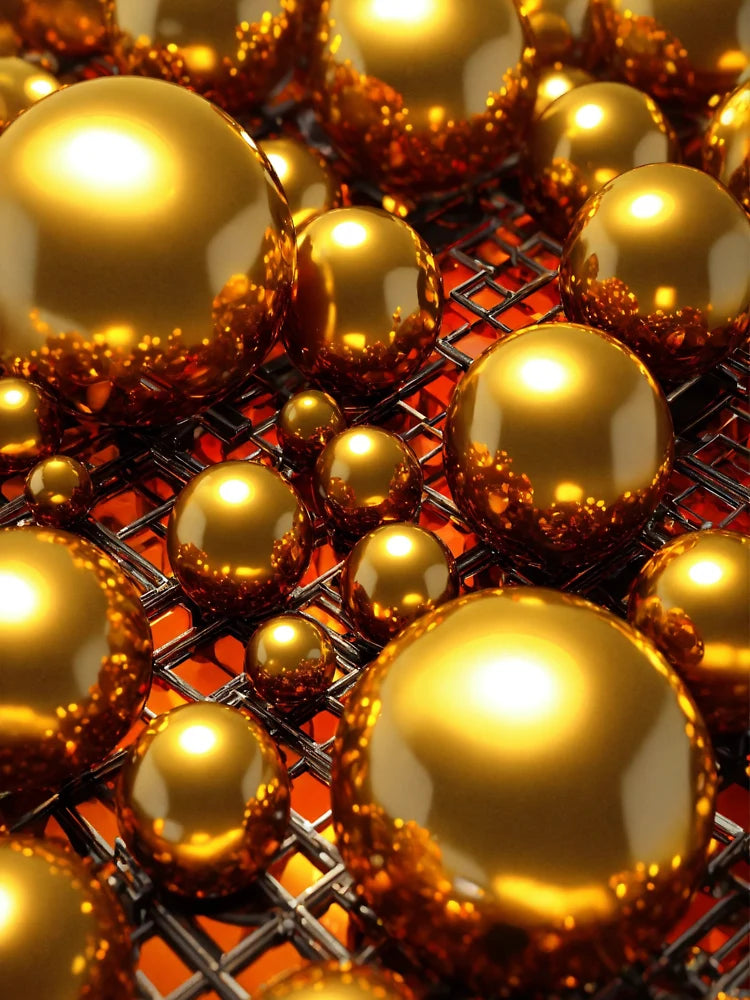3D Golden Balls