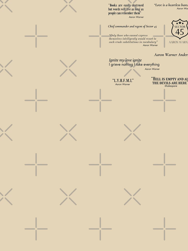 A shatter me series pack - 9 Aaron Warner pack