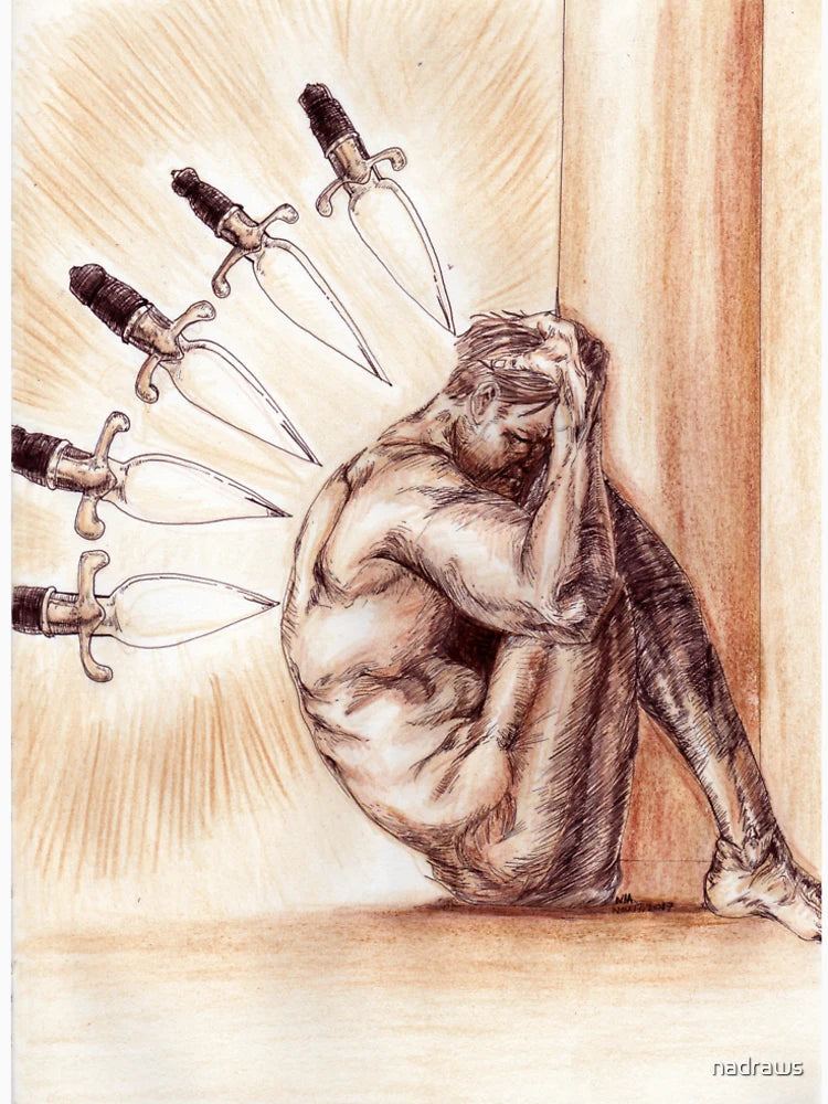 Figure with Knives (#1)