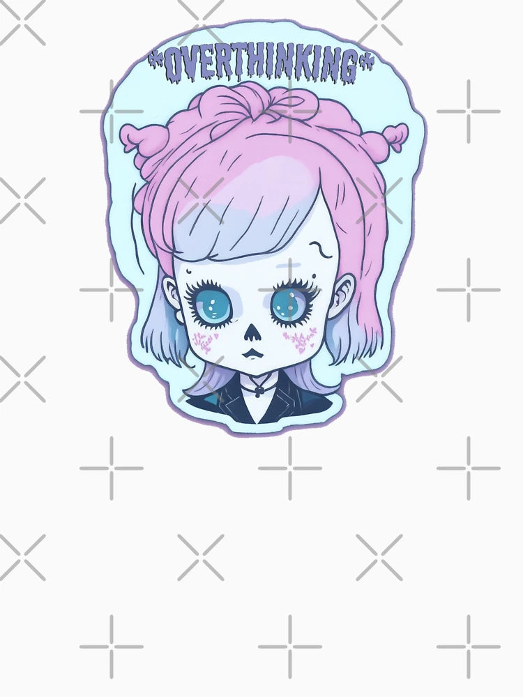 Overthinking Goth Girl