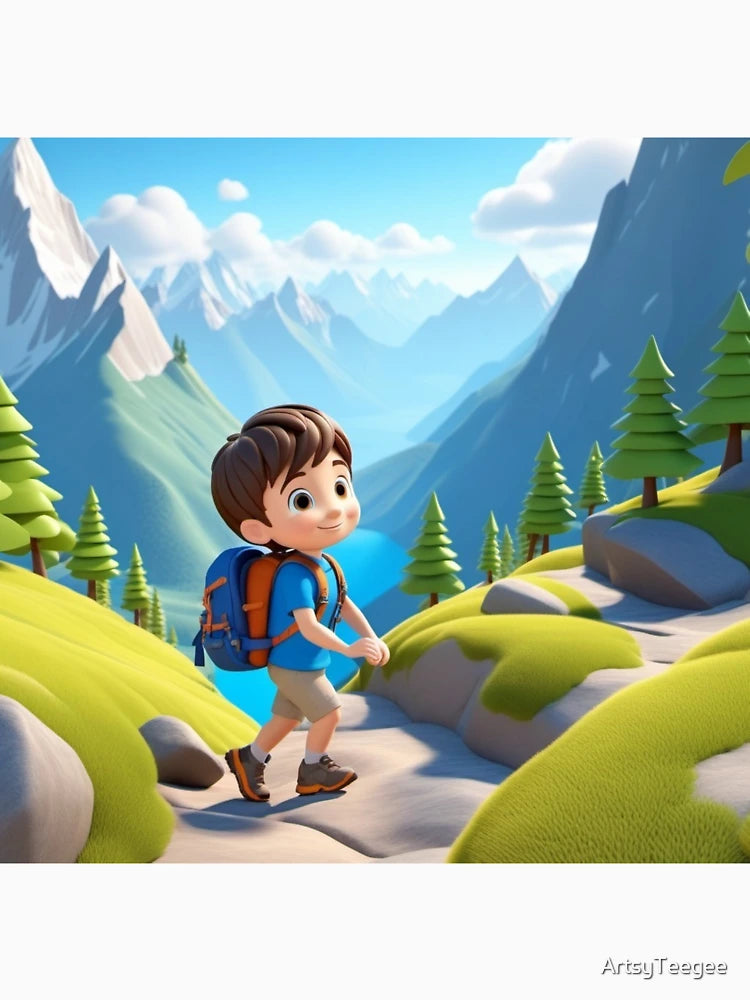 Dylan Climbing a Mountain