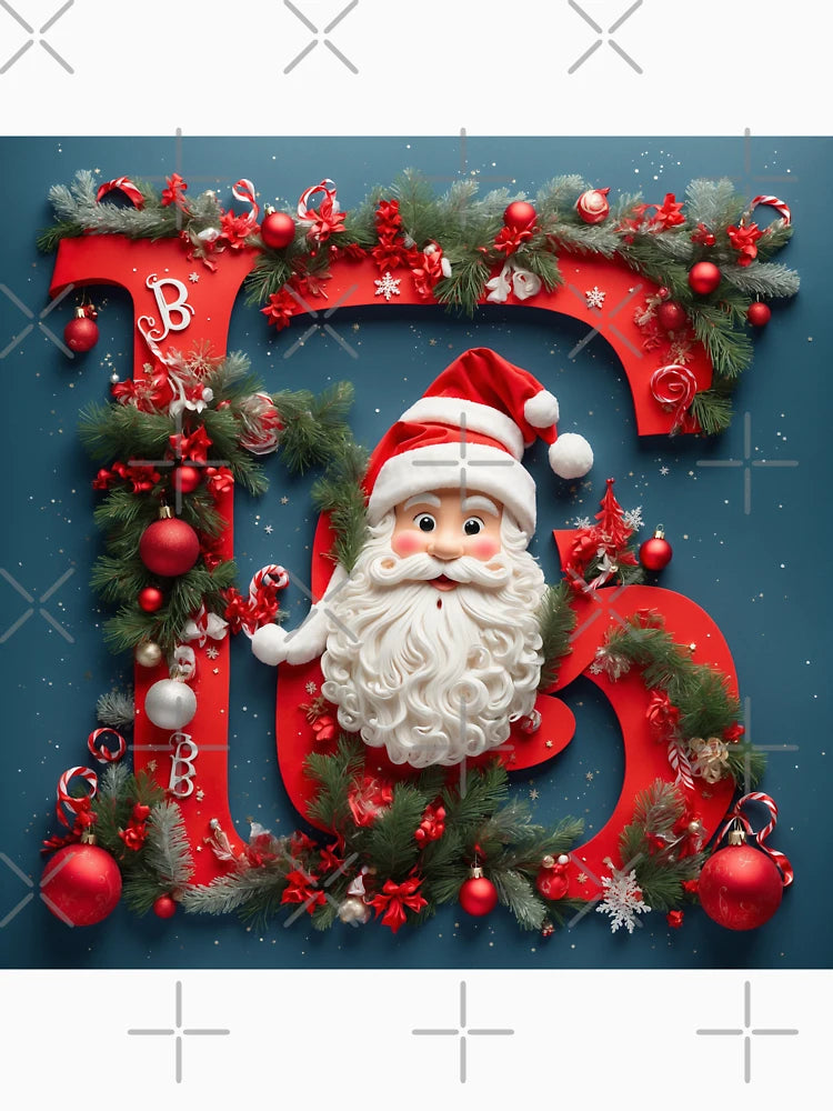 Festive Alphabet Snowfall Redbubble