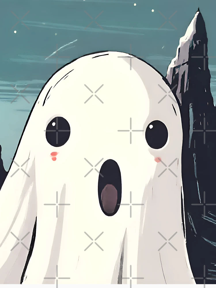 A Cute Ghost's Midnight Adventure