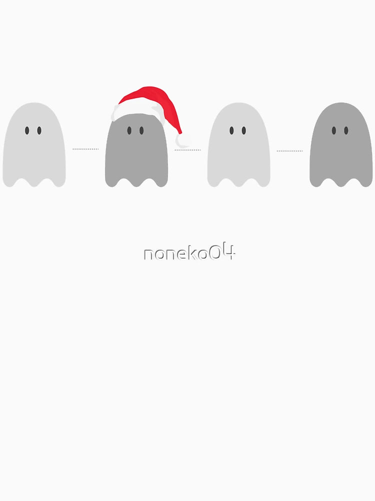 Adorable ghosts santa hat for christmas xmas