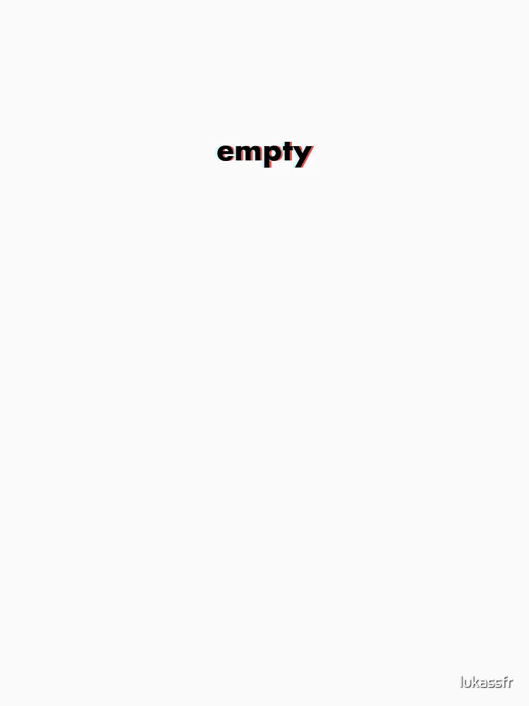 empty
