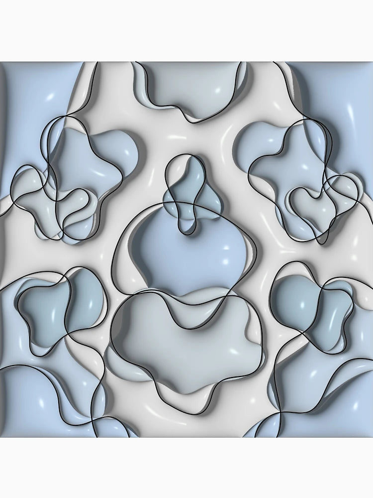 abstract background with bubbles, vector abstract 3d object background