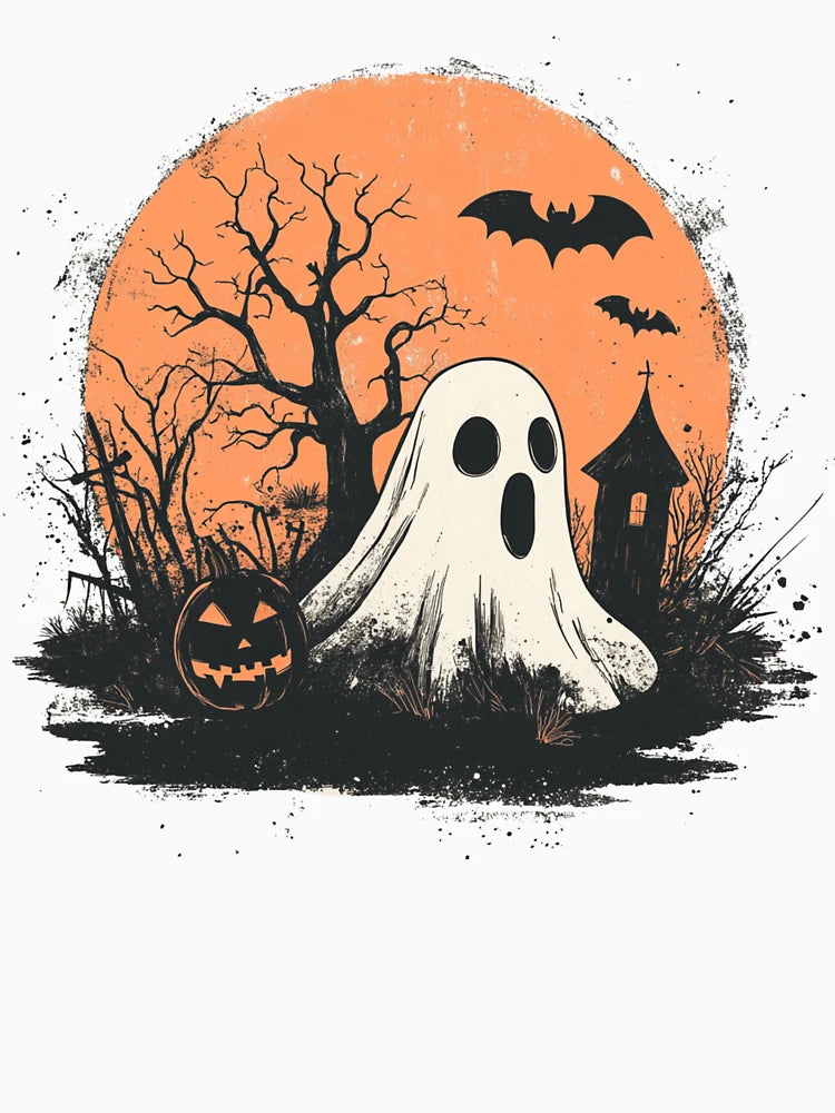 Ghost in Haunted Forest