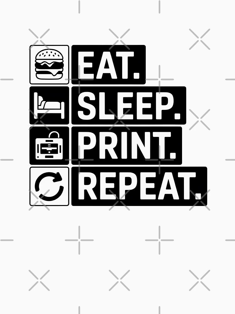 Eat. Sleep. Print. Repeat. – Maker’s Routine