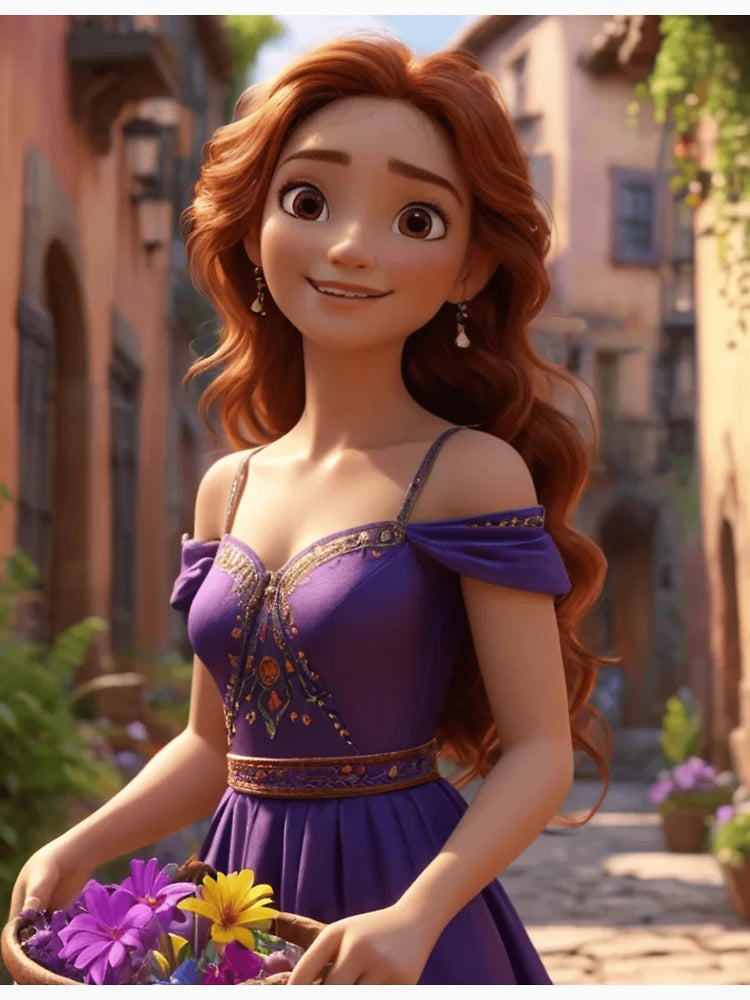 3d cartoon girl image