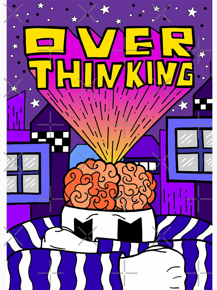 OVERTHINKING PERSON DOODLE