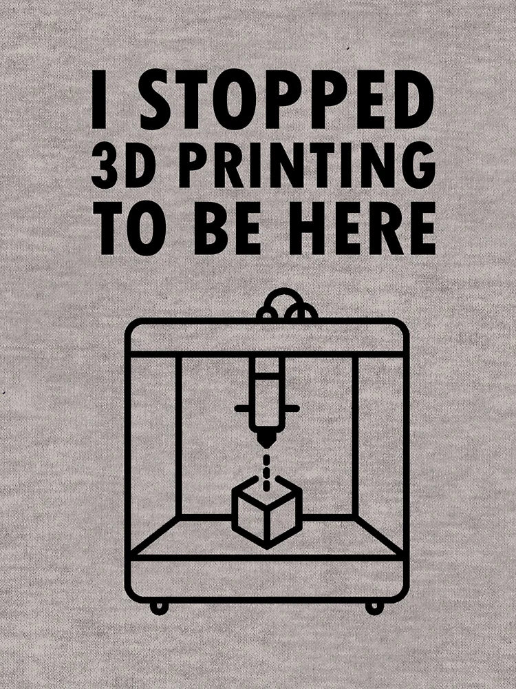 3D printer printing stopped hobby gift idea