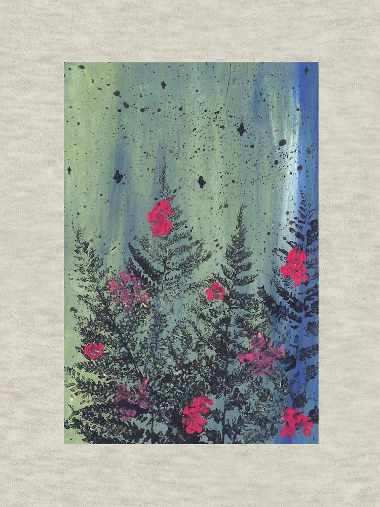 Abstract “bush” with flowers