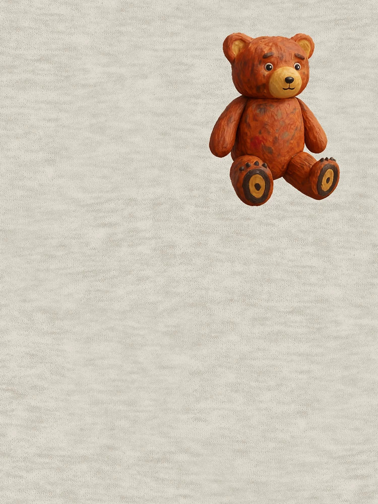 3D Wooden Bear Sculpture