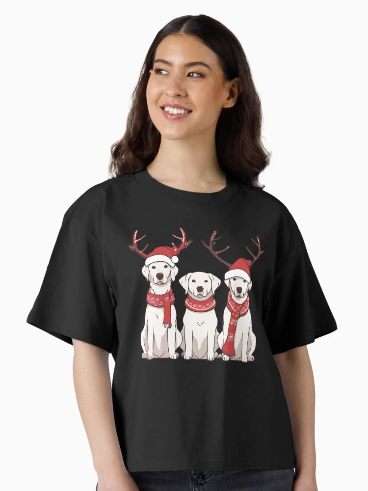 Festive Kuvasz – Christmas Pattern