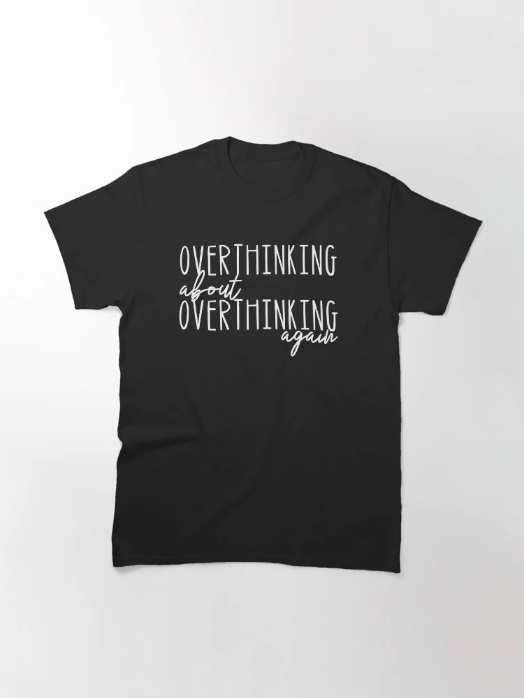 Overthinking About Overthinking Again - Minimalist Typography Design