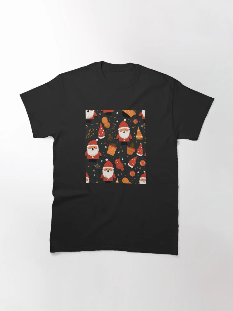 Festive Christmas Designs - Colorful Santa Clauses