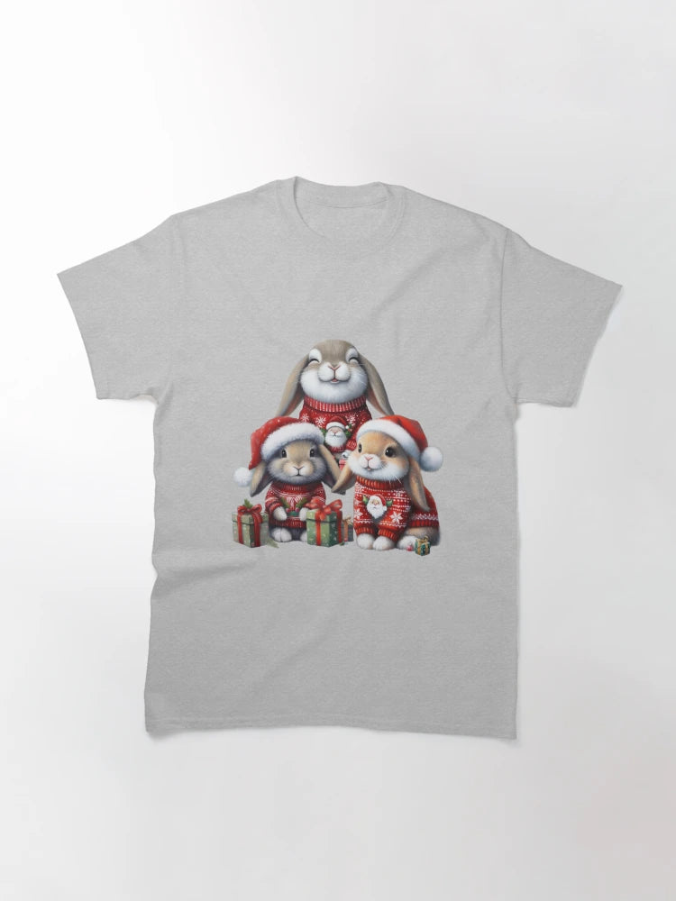 Festive Christmas Bunnies with Gifts