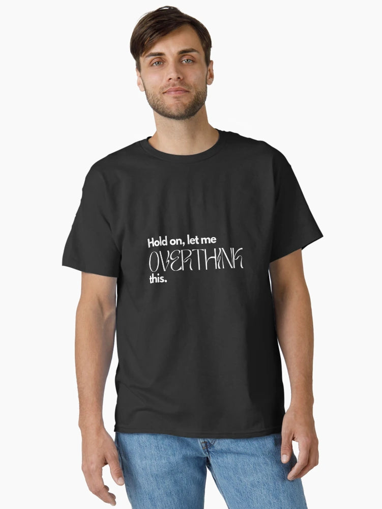 Overthinking mindset in white