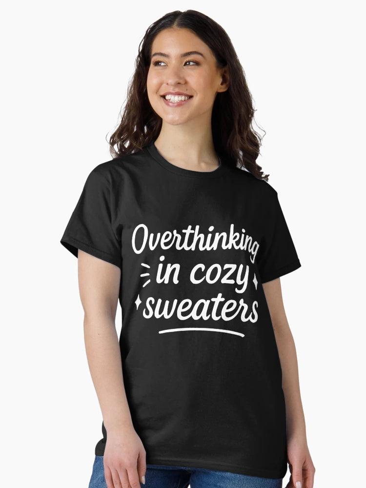 Overthinking in Cozy Sweaters